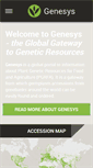 Mobile Screenshot of genesys-pgr.org